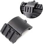 FIRCELUB Ultra Low Profile Offset Picatinny Rail Mount 45 Degree 20mm Side Black For Red Dot, Mangifiers, Flashlights AR