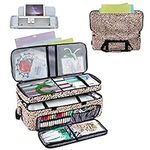 AMOIGEE Double-Layer Carrying Case for Cricut Maker 3, Cricut Explore 3/Explore Air 2, Cricut Accessories, Cricut Bag with Dust Cover…