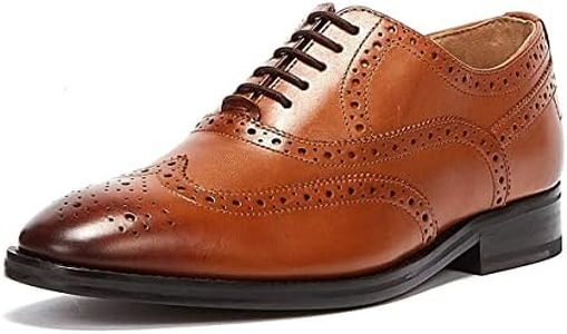 Ted Baker Men's Amaiss Formal Leather Brogue Shoe, Tan, Size 8