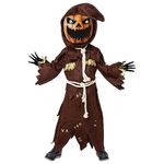 Spooktacular Creations Scarecrow Pumpkin Bobble Head Costume