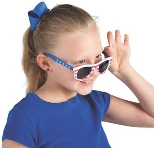 Fun Express Kids Patriotic Sunglasses, Bulk 50 Pc