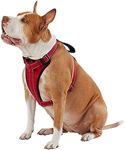 KONG Max Ultra Durable Neoprene Padded Chest Plate Dog Harness Offered by The Barker Company (Red, Large)