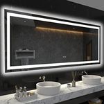 LOAAO 72X36 LED Bathroom Mirror wit