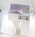 MASLIBRE Filter Sock Bracket, 4 Inch PVC Marine Sump Holder with 200um Reusable Honeycomb Filter Socks Bags and Muffler, Suitable for Seawater and Freshwater Aquariums Fish Tank