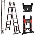 Telescoping Ladder A Frame, 16.5 Ft