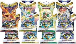 Pokemon Sword and Shield Brilliant Stars (8) Sleeved Booster Packs Sealed