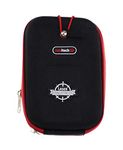 Navitech Black EVA Rangefinder Hard Case/Cover With Carabiner Clip Compatible With The Wosports Golf Rangefinder/XF Ben Sayers Rangefinder/YINGNEW 400mLofthouse ProScope 400X
