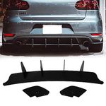 QIGJNQN for VW Golf MK VI GTI 6 GTI Golf MK6 GTI Sedan Rear Bumper Diffuser Logo Spoiler Splitter Accessory Decoration 2.0 GTI 5K1