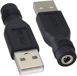 AAOTOKK (2 Pack) USB to DC 3.5×1.35