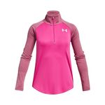 Under Armour Girls Ua Tech Graphic 1/2 Zip Sweatshirt, Rebel Pink, XL