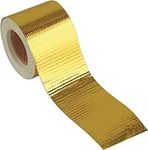 Design Engineering 010396 Reflect-A-Gold High-Temperature Heat Reflective Adhesive Backed Roll, 2" x 15' Roll