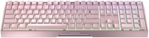CHERRY XTRFY MX 3.0S Mechanical Wireless Gaming Keyboard | New MX2A Switches (Pink, MX2A Blue)
