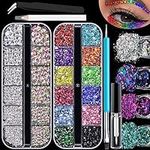 3500pcs Face Gems for Makeup with G