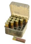 MTM 25 Round Shotshell Box (Clear Smoke)