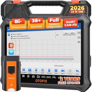 OTOFIX D1 Lite Bidirectional Scan Tool with 2-Year Updates, 2025 Newest All System Automotive Diagnostic Scanner, 38+ Reset Services, FCA AutoAuth, Active Test, CANFD&DOIP, Auto VIN