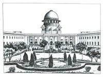 LSM law suits and more Print of The Supreme Court of India - 2 x 3 feet Art Work Print (Unframed Print) (Canvas)