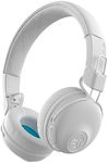 JLab Studio Bluetooth Wireless On-Ear Headphones | 30+ Hour Bluetooth 5 Playtime | EQ3 Sound | Ultra-Plush Faux Leather & Cloud Foam Cushions | Track and Volume Controls | White