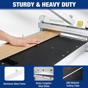 WORKPRO Laminate Floor Cutter – 340mm Manual Flooring Tool