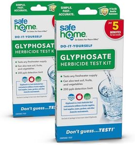 Safe Home® DIY Glyphosate Test Kit – Test for Toxic Herbicide (Glyphosate) in Water, Soil, Fruits, Vegetables, and More – 5 Minute Test – Detection to 200 PPB - (2 Pack)