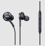 Generic For Samsung Earphones 3.5mm jack Tuned by AKG - Black Tangle Free Fabric Cable, Clear & Balanced Audio Tuned By AKG, In-Line Controls, EO-IG955 (BULK PACKAGING)