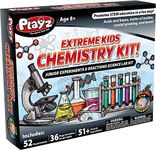 Playz STEM Extreme Kids Chemistry Junior Experiments & Reactions Science Lab Kit - 52+ Experiments, 36 Page Laboratory Guide, and 51+ Tools & Ingredients for Boys, Girls, Teenagers, & Kids