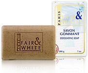 Fair and White, Original Exfoliating Soap | 7.7 oz / 200g | Skin Brightening Soap for Even Tone