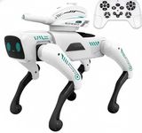 RAMI ENTERPRISE AI Smart Robot Dog Toy 2-in-1 Programmable RC & App Control | Voice Command, Music, Dancing, Storytelling, Water-Bomb Launcher | Interactive STEM Educational Puppy for Kids