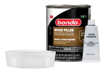 3M B-W Bondo Wood Filler: Filler 0.75 Pint, Hardener 0.5 Ounce (Salmon)