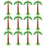 Inflatable Palm Tree Fancy Dress Decoration 90CM/3FT Summer Tropical Hawaiian Party Prop - Pack of 12