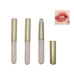 Lip Blending Brush with Lid, 3 Lip Smudge Brushes, Setting Concealer Brush, Eyeshadow Brush, Makeup Brush, Professional Lip Makeup Brush