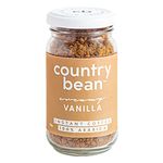 Country Bean Vanilla Instant Coffee Powder 50 G | Arabica, Freeze-dried, Flavoured coffee | No Added Sugar | Makes 25 Cups