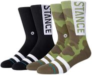 Stance Crew Socks - OG - Large 2 Pack