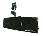 Driver13 ® Traveller Kiteboard Bag for 2 Boards Black with Wheels 152 cm 266 Litres