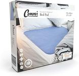 Conni Reusable Bed Pad, Absorbent, Waterproof and Washable Protector Pad for Incontinence, Bed Wetting and Perspiration, Mauve, 95 x 85 cm