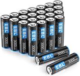 EBL AA Lithium Batteries 24 Pack, 3