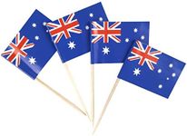 JBCD Australia Toothpick Flag Australian Mini Small Cupcake Topper Flags (200 pcs)