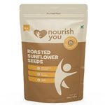 Nourish You Roasted Sunflower Seeds | Fibre Rich Seeds | Diet Food | Non-GMO | Healthy snacks | Nutrients rich | High in protein |100 GM