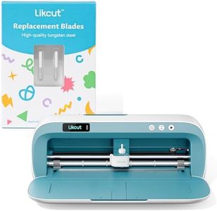 Likcut Portable Vinyl Cutter with Replacement Blades for Glee S501 & S41 Cutting Machine, Glee S501 Cutting Blades, Cutting Tool, 2 Packs