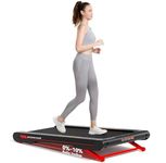 Lysole 4 in 1 Walking Vibration Pad, Under Desk Treadmill, 4 Vibration Modes, Portable Vibration Walking Pad for Homes and Offices(Orange Black)
