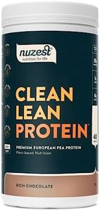 Nuzest - Pea Protein Powder - Clean Lean Protein - Rich Chocolate - Vegan Protein Shake - Plant-Based Low Calorie & Low Carb - Gluten Free - Dairy Free - 1kg (40 Servings)