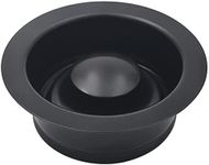 GZILA Garbage Disposal Flange and Stopper Black, Universal Garbage Disposal Flange for 3-1/2 Inch Standard Drain Opening, Sink Flange Replacement Kit