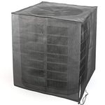 Luxiv Full Mesh Central Air Conditioner Cover, All Seasons Mesh Air Conditioner Leaf Guard AC Cover for Outdoor Central Ac Unit (27.5 x 27.5 x 31.5)