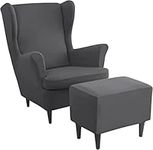 Stretch Wing Chair Cover Set, 2 Pie