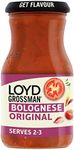 Loyd Grossman Bolognese Original Cooking Sauce, 350 g Jar (Pack of 1)