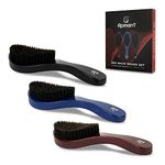 Roman-T Men's 360 Wave Brush Kit – Wave Brush set for 360 Waves – Three Handle Wave Brushes, Soft, Medium & Hard - Grooming Kit for 360 Waves - Gift Set