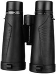 Svbony SV202 Binoculars for Adults High Power, 10x50, ED Bak4 Roof Prism FMC Lens IPX7 Waterproof Fog Proof, Center Focus Wheel, for Adults Long Distance Birdwatching Astronomy