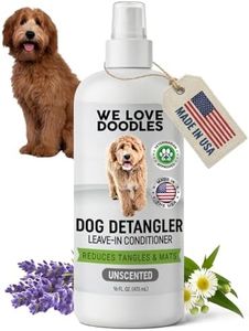 We Love Doodles Dog Detangler Spray - Leave-in Conditioner for Dogs - Dog Detangling Spray - Dematting Spray for Dogs - Tangle Remover - Made in The USA (Hypoallergenic Unscented)