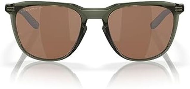 Oakley Men's Oo9286a Thurso Low Bridge Fit Square Sunglasses, Olive Ink/Prizm Tungsten Polarized, 54 mm