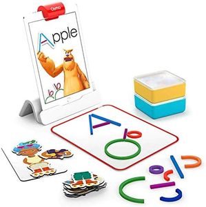 Osmo - Little Genius Starter Kit for iPad - 4 Educational Learning Games - Ages 3-5 - Phonics & Creativity - STEM Toy Gifts for Kids, Boy & Girl - Ages 3 4 5 Preschool (Osmo iPad Base Included)