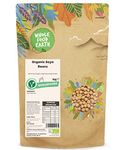 Wholefood Earth Organic SOYA Beans 1kg GMO Free | Vegan | High Fibre | High Protein | Certified Organic